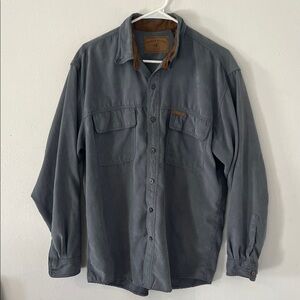 Blue button down long sleeve